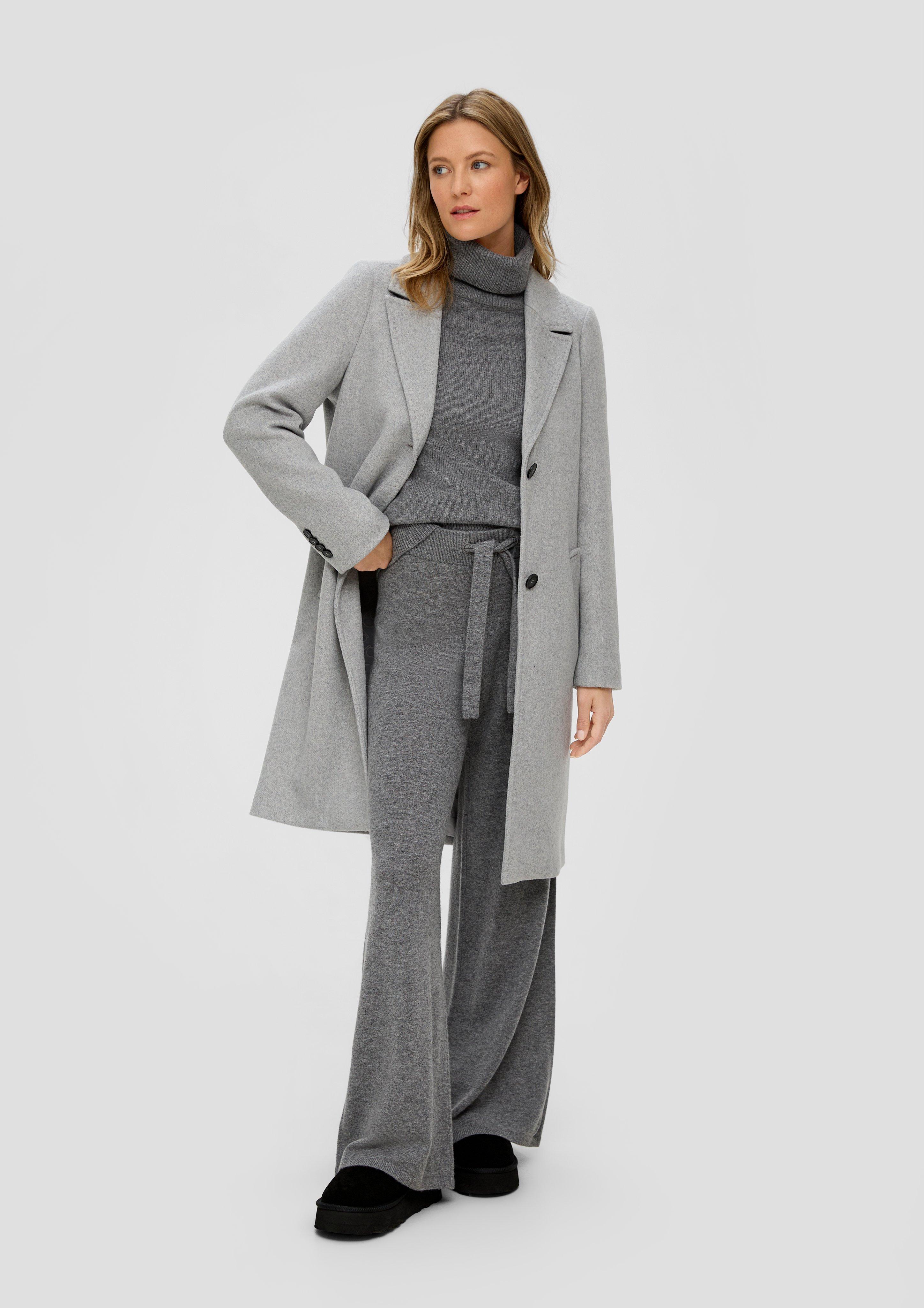 Wide Leg-Hose aus Merino-Kaschmir-Mix  2138045-9730