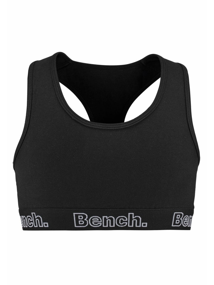 Bench Bustier in schwarz / weiß / grau-meliert günstig kaufen