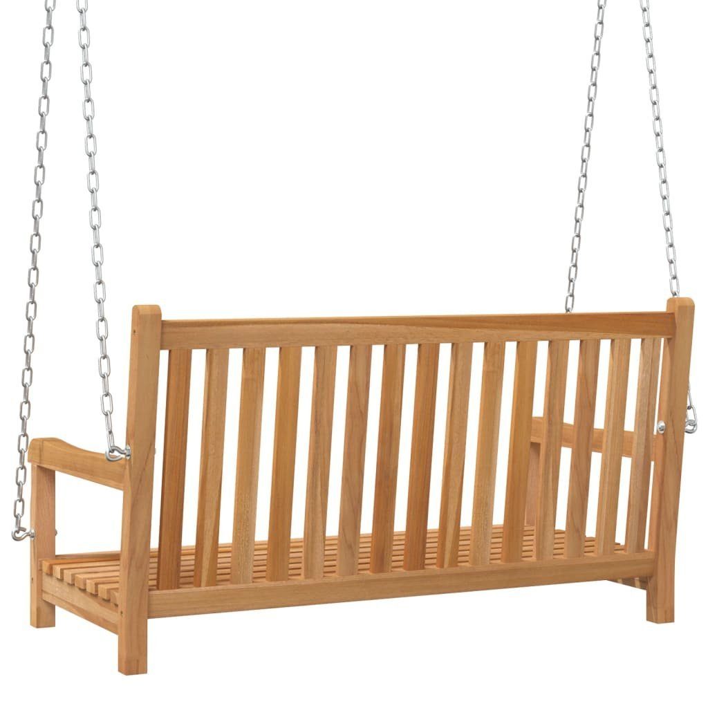 vidaXL Hollywoodschaukel Hollywoodschaukel Massivholz Teak 114x60x64 cm, 1 tlg.