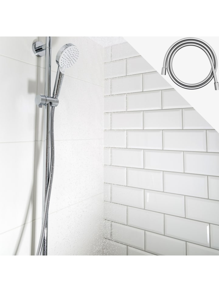 Intirilife Universal Duschschlauch 150 cm in Silber günstig kaufen onesize