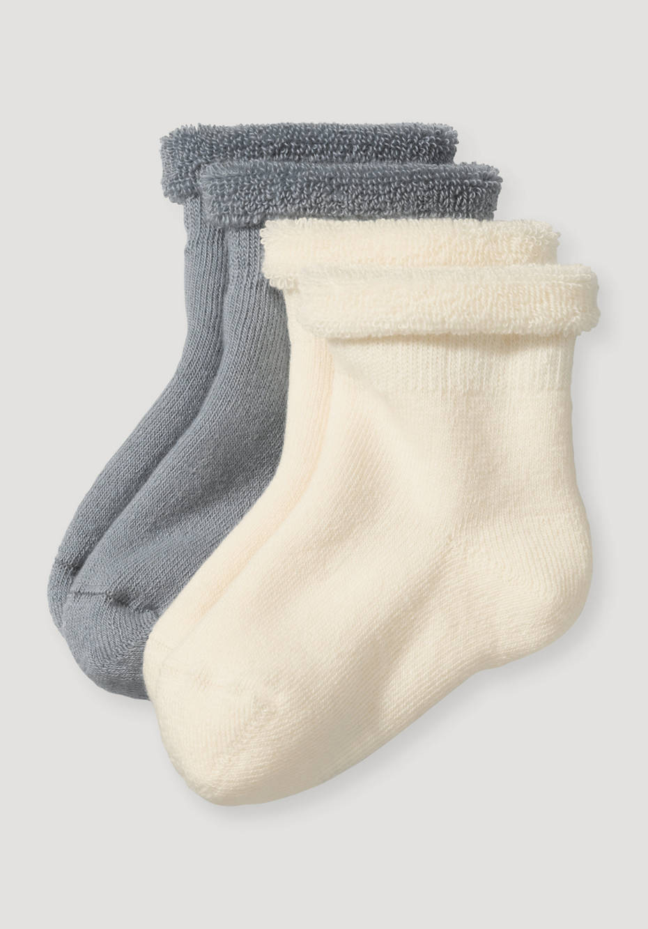 Frottee-Socke im 2er-Pack aus Bio-Baumwolle