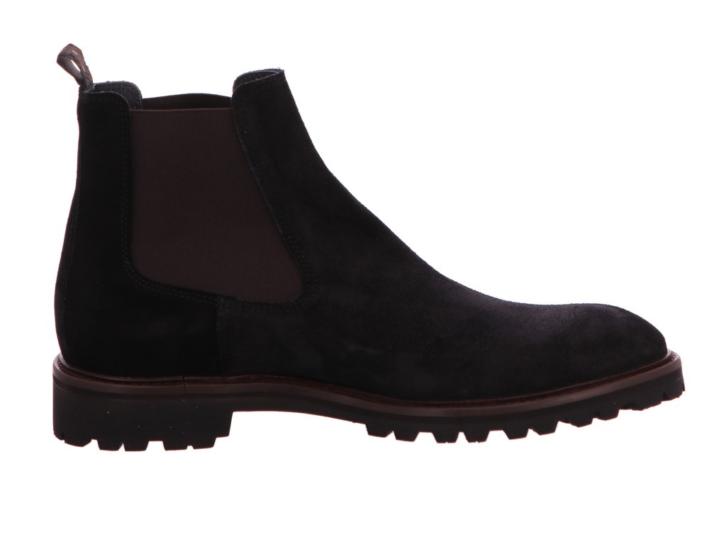 FLORIS VAN BOMMEL Stiefeletten schwarz Floris Casual Black Suede