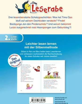 Leserabe mit Mildenberger Silbenmethode: Schatzgeschichten