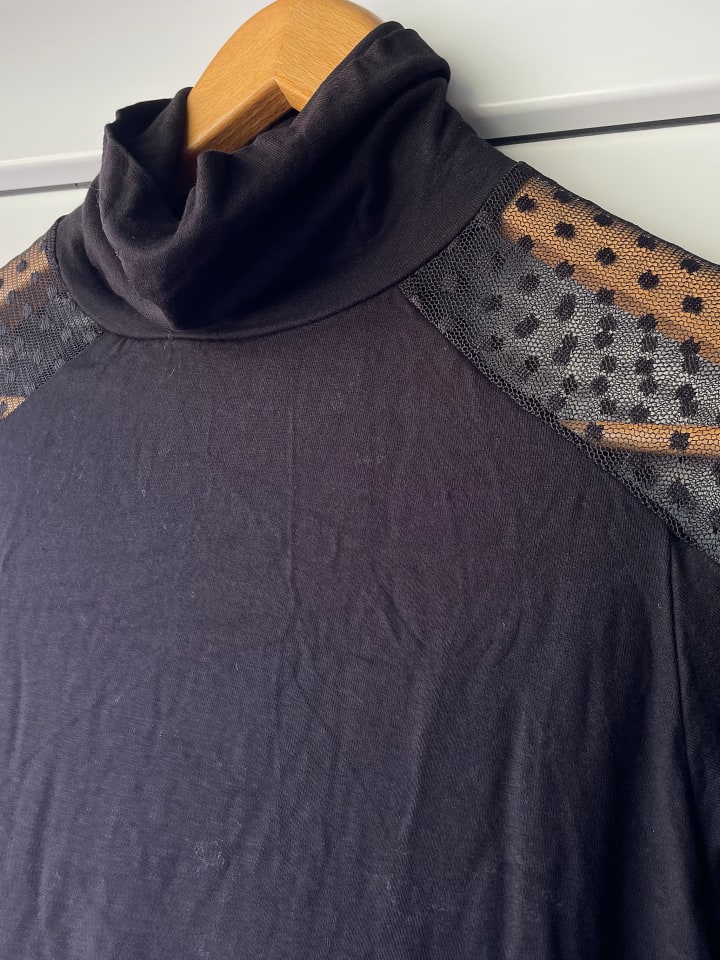 Milan Kiss Longsleeve in Schwarz günstig kaufen M