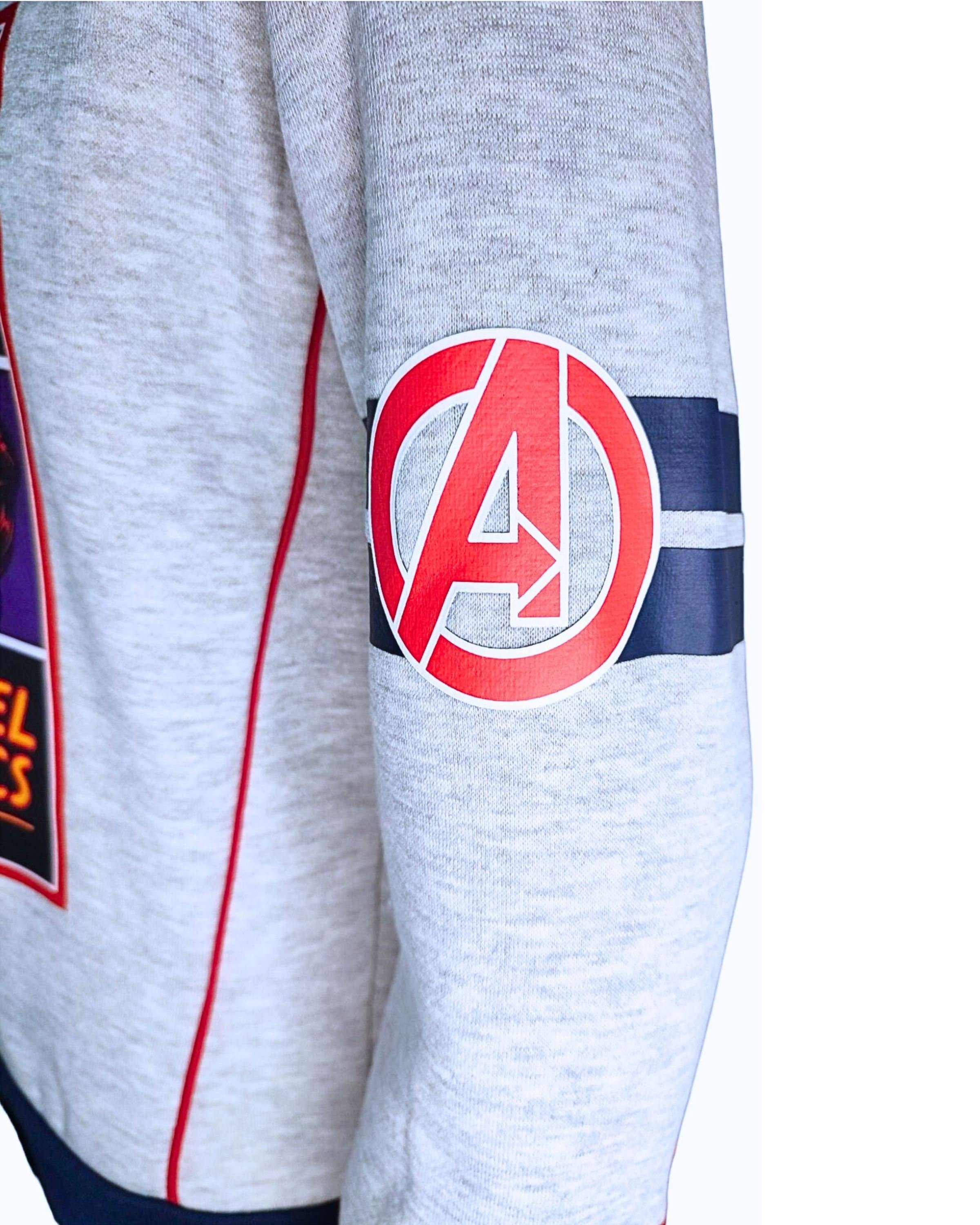 The AVENGERS Hoodie Marvel Jungen Kapuzenpullover - Retro Comic Stil