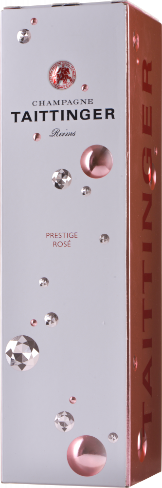 Taittinger Champagne Brut Rosé Prestige im Geschenkkarton