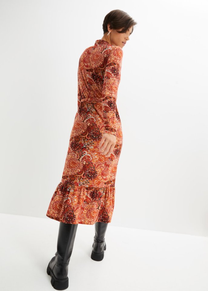 Shirtkleid mit Paisleydruck