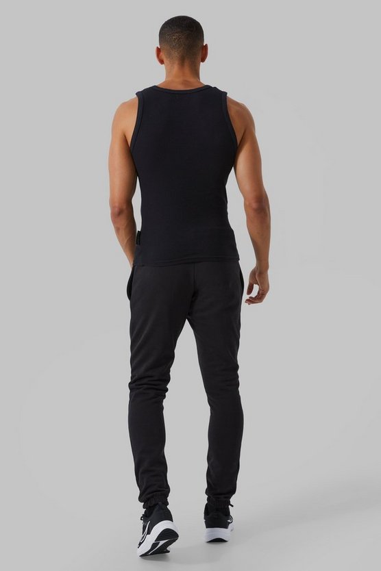 Geripptes Active Muscle-Fit Tanktop