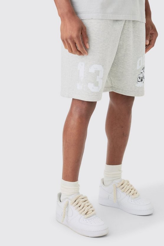 Lockere mittellange Official Shorts