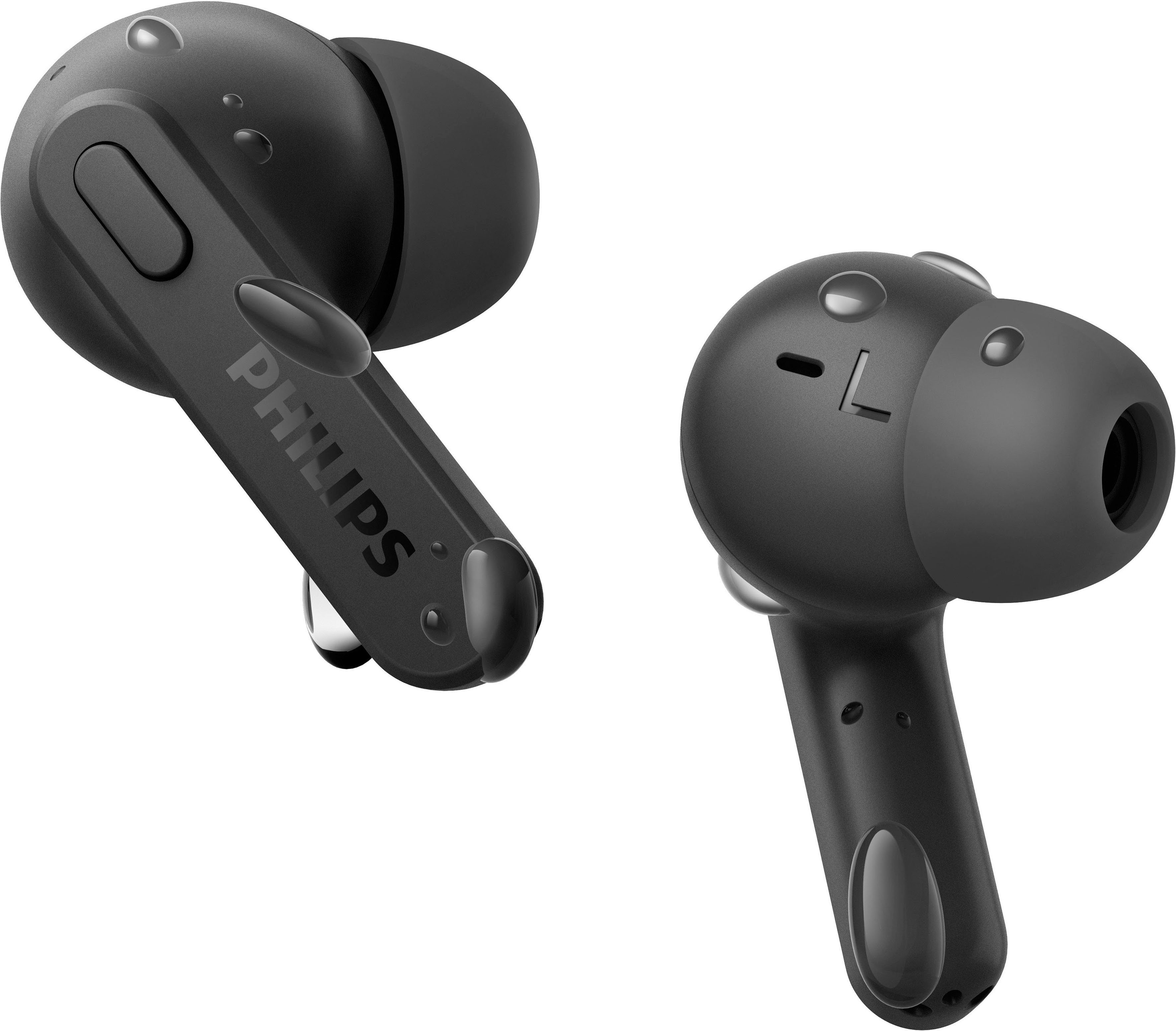 Philips TAT2206 wireless In-Ear-Kopfhörer (Multi-Point-Verbindung, Rauschunterdrückung, True Wireless, integrierte Steuerung für Anrufe und Musik, A2DP Bluetooth, AVRCP Bluetooth, Bluetooth, HSP)