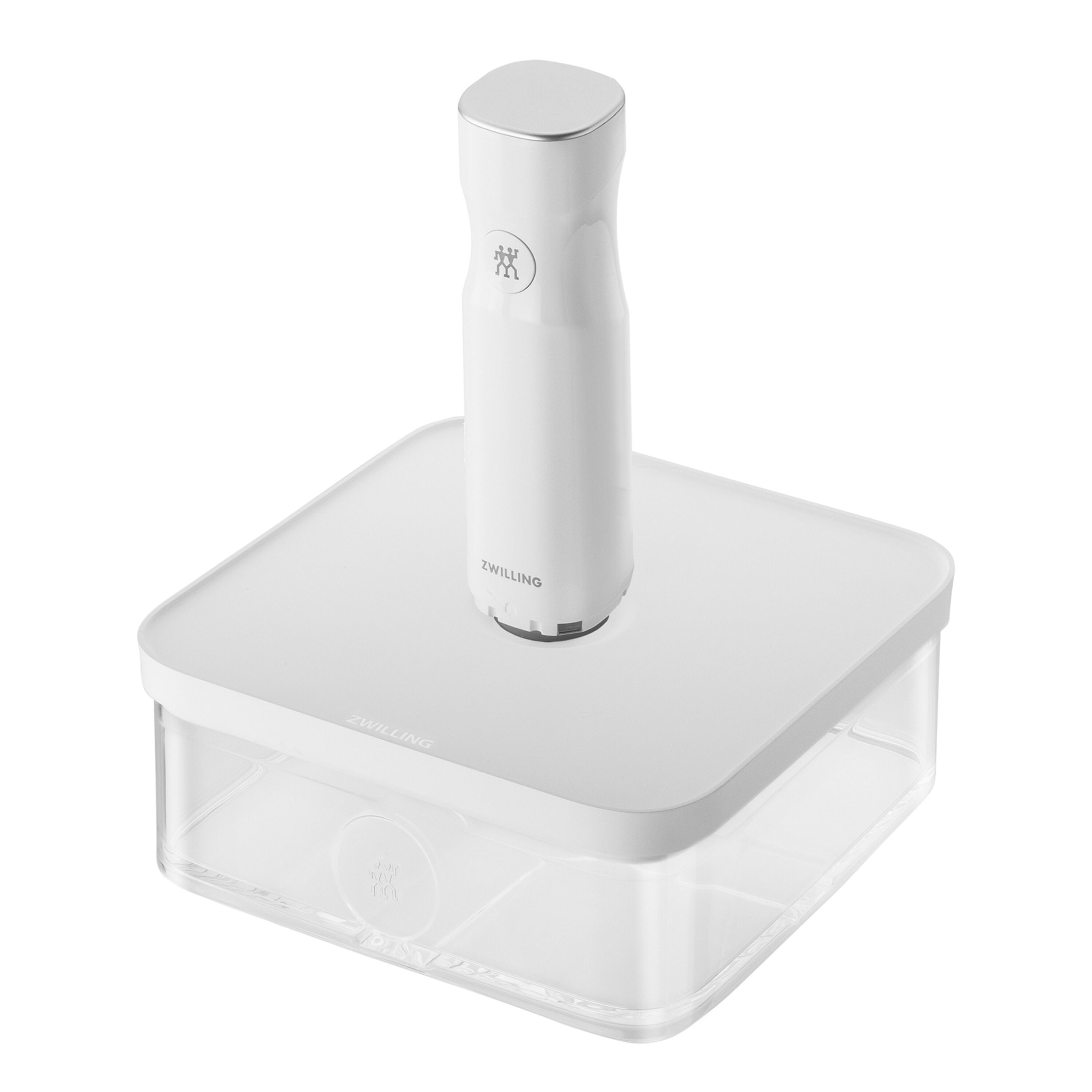 CUBE Box L, Transparent-Weiß