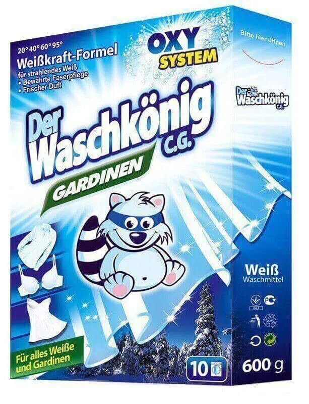 „Der Waschkonig CG Garden“ užuolaidų ir apatinių drabužių skalbimo milteliai