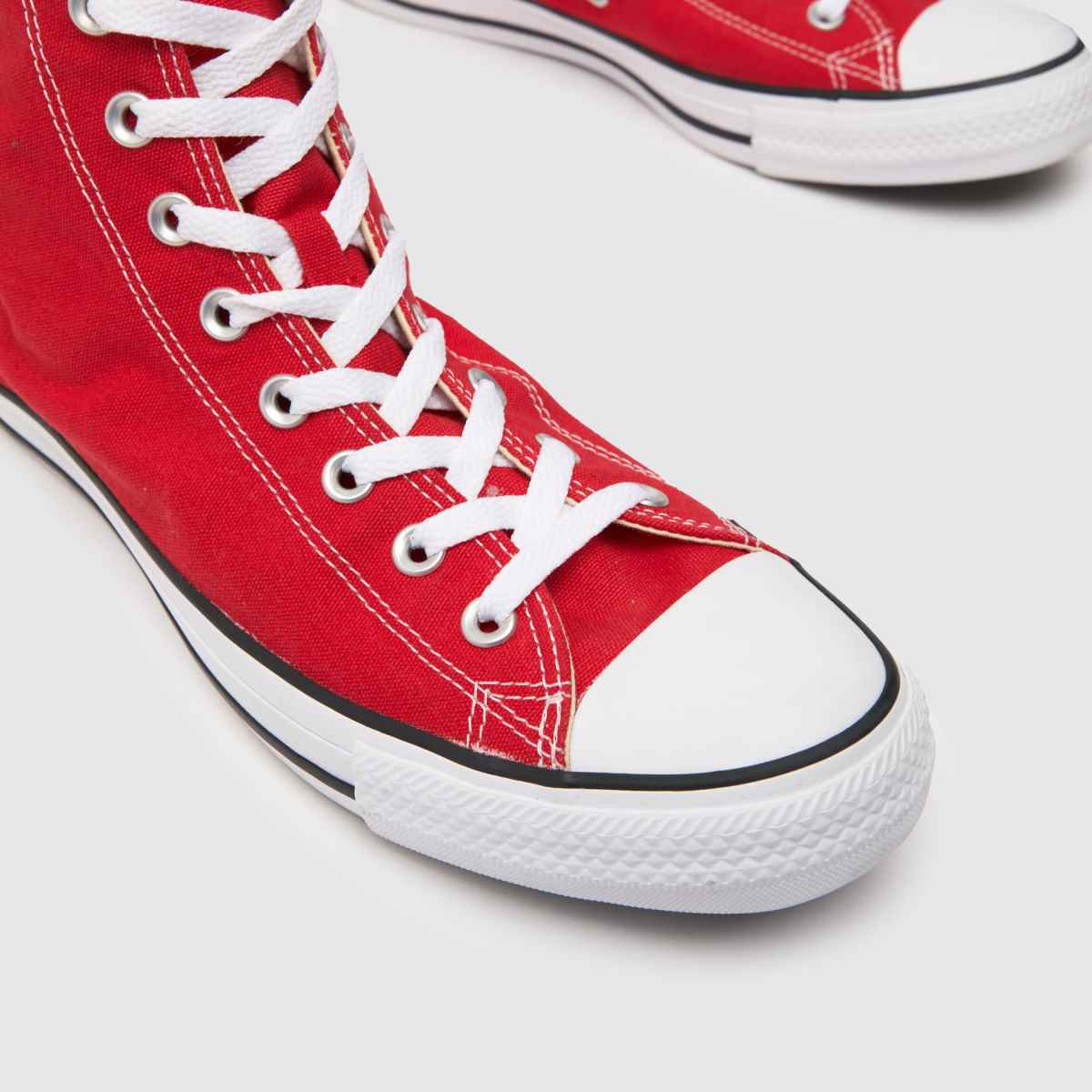Converse All Star Hi cipők piros színben
