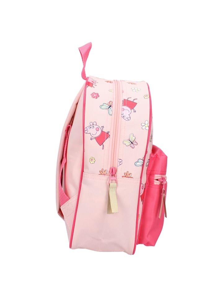 Peppa Pig Peppa Pig Rucksack „Fluffy Friends“ – 3D-Design Schultasche in Rosa günstig kaufen 30 cm
