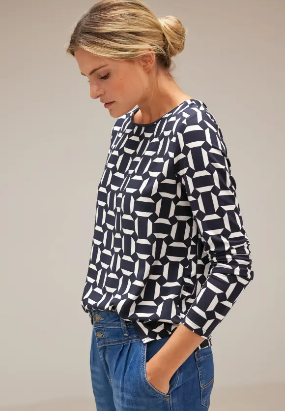 Street One Shirt mit grafischem Muster