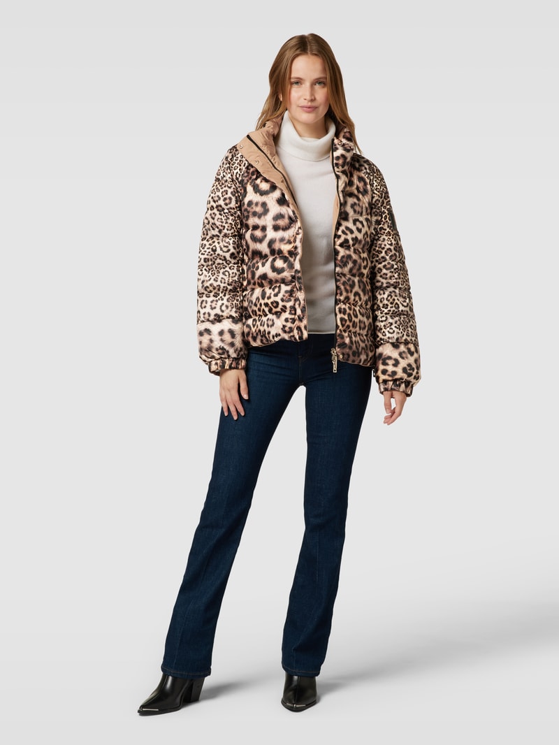 Steppjacke mit Animal-Print - 50 Jahre Jubiläumskapsel in camel