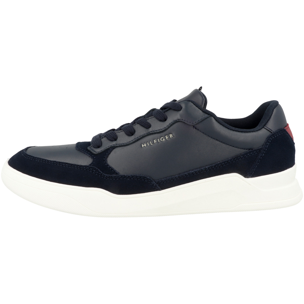 Tommy Hilfiger Elevated Cupsole Leather Mix Sneaker Low dunkelblau