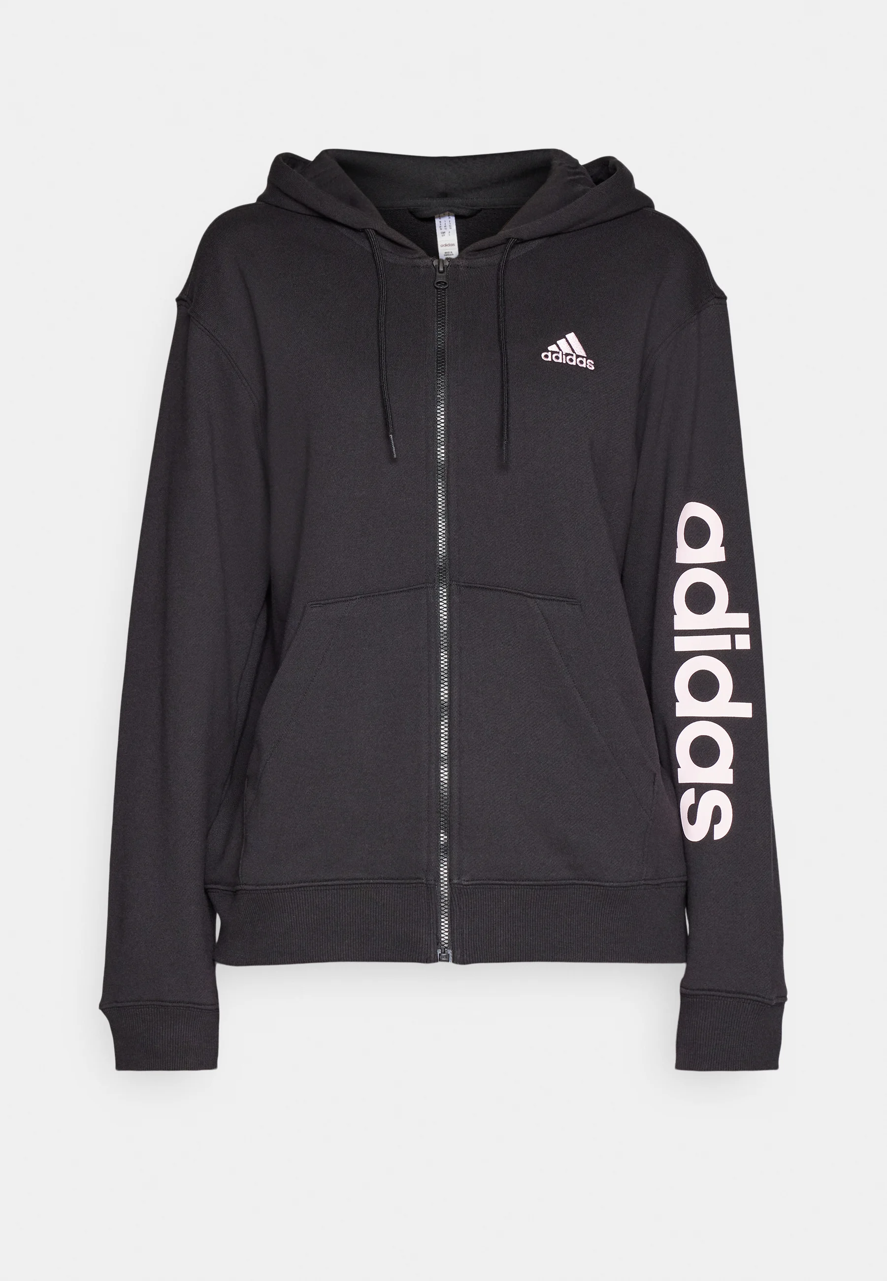 adidas Sportswear ESSENTIALS LINEAR FULL ZIP HOODIE - Sudadera con cremallera