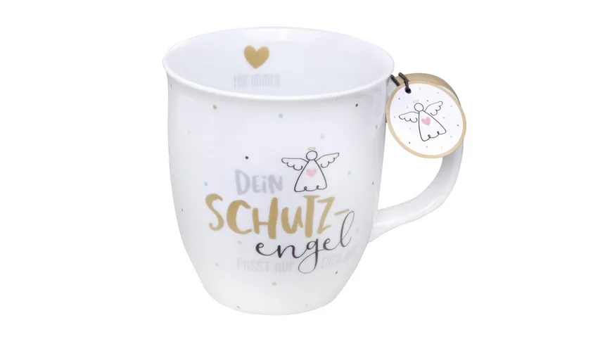 GRUSS & CO Tasse »Dein Schutzengel passt auf Dich auf«
