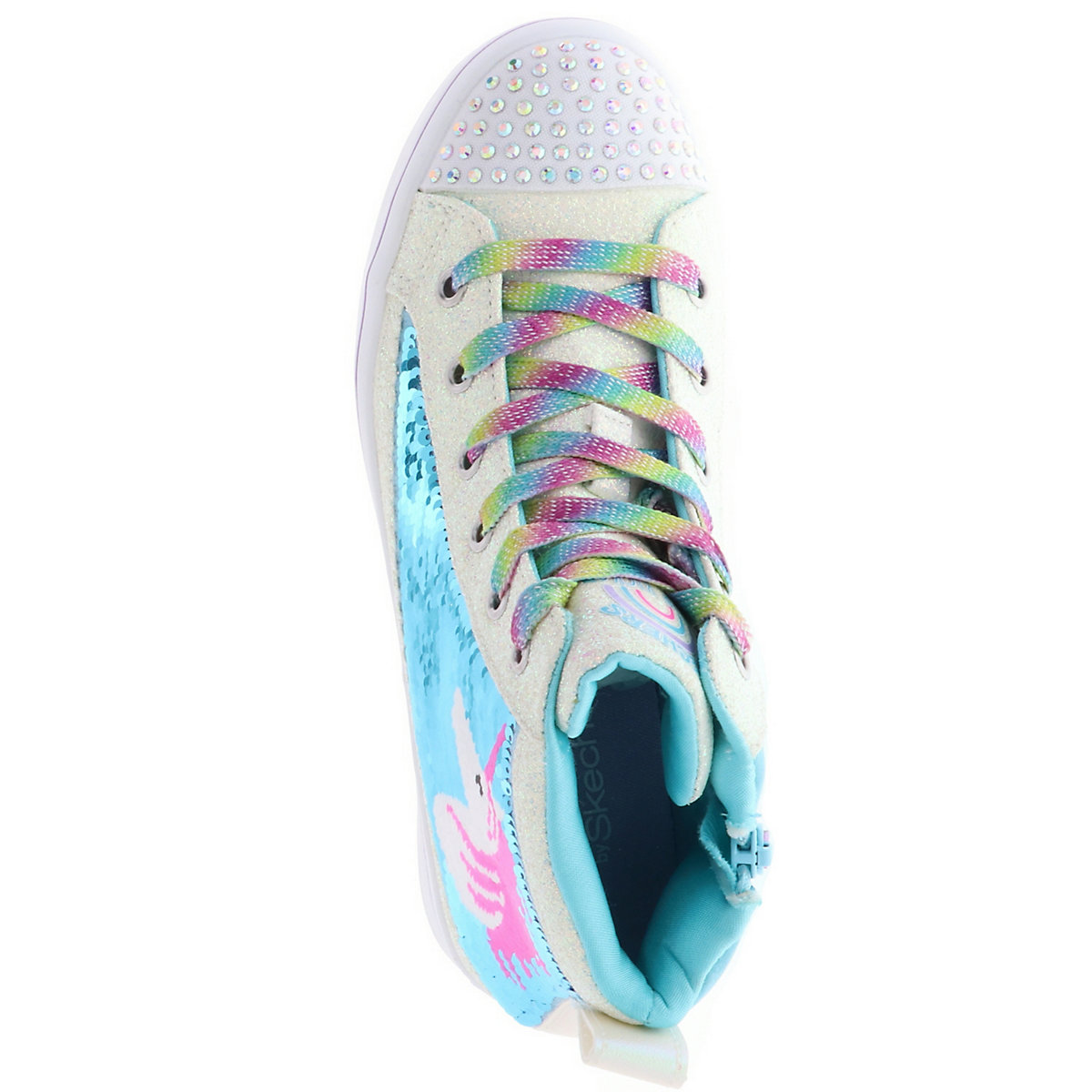 314550L/WMLT Twi-Lites 2.0-Unicorn Surprise Kinder Mädchen Sneaker Halbschuhe türkis/weiß/mehrfarbig/glitzer