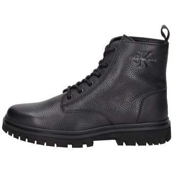 Calvin Klein Mid Laceup Boot Lth in schwarz