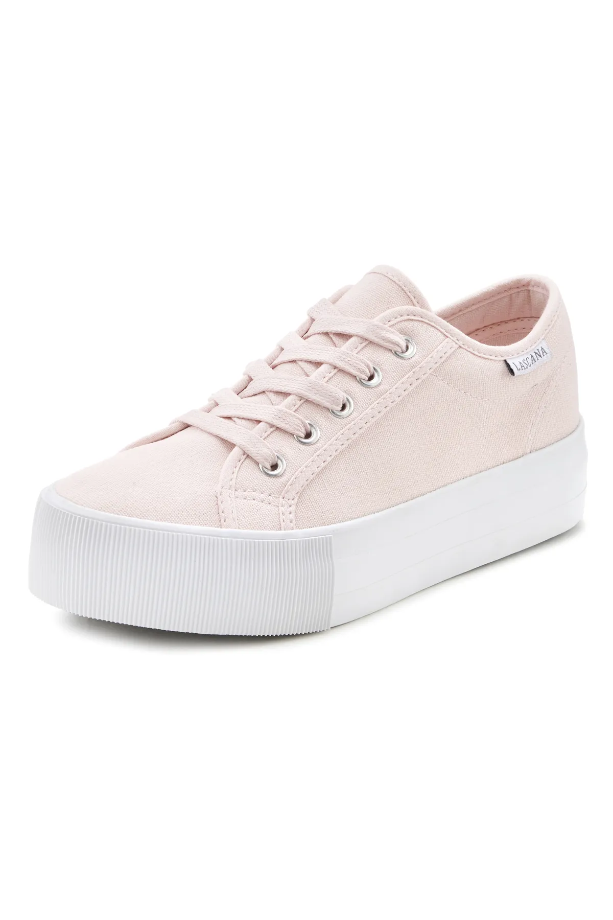 LASCANA  Sneaker - Rosa - Plateau Absatz