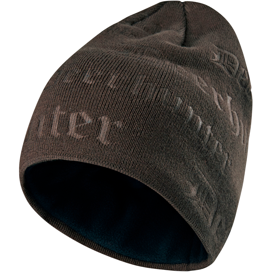 Deerhunter Unisex Strickmütze mit Logo (braun)