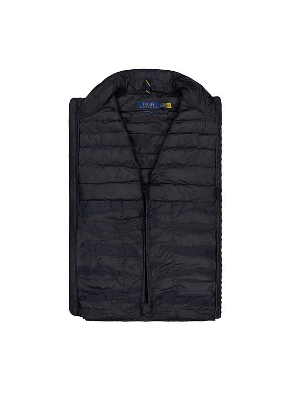 Polo Ralph Lauren, Steppweste, Mikrofaser, schwarz
