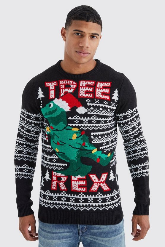 Tree Rex Weihnachtspullover
