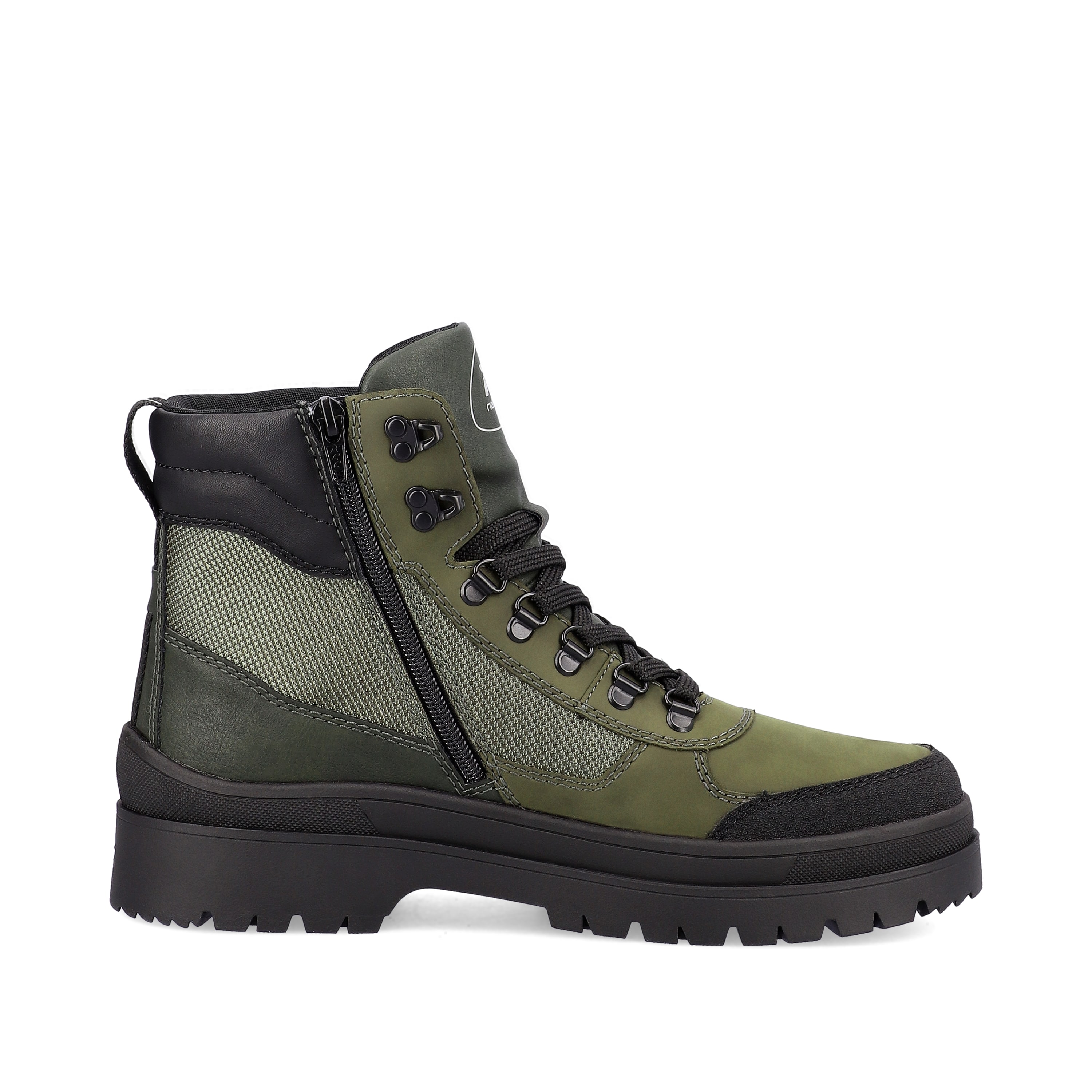 Rieker Herren Schnürstiefel khaki