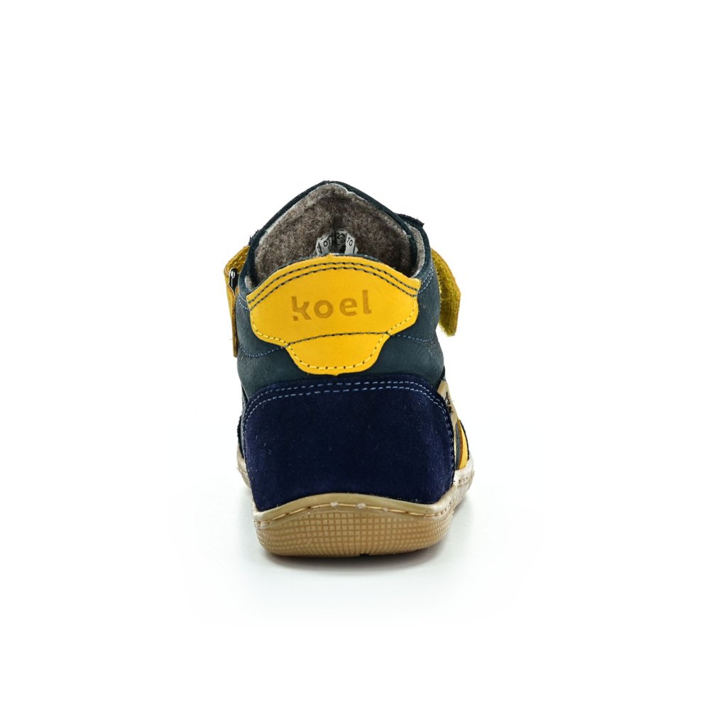 Koel4kids Daniel 2.0 WP Felt blaue Winterbarfußschuhe