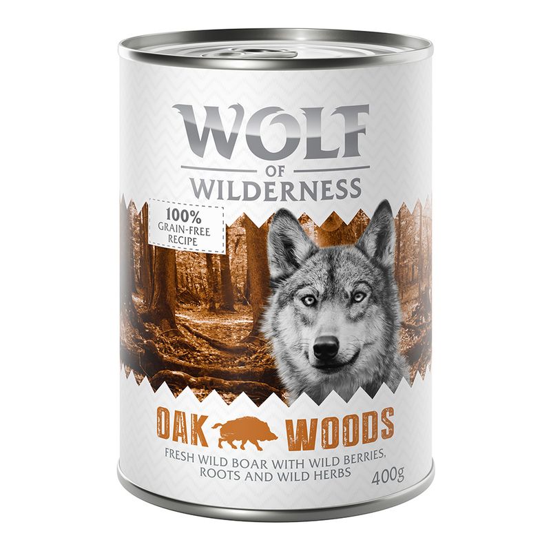 Wolf of Wilderness Adult 6 x 400 g - Single Protein