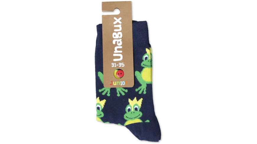 Unabux Kinder Socken Frosch navy