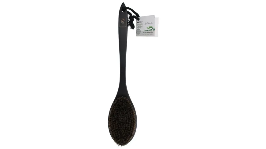 BODY&SOUL Birken Badebürste schwarz Schwarz