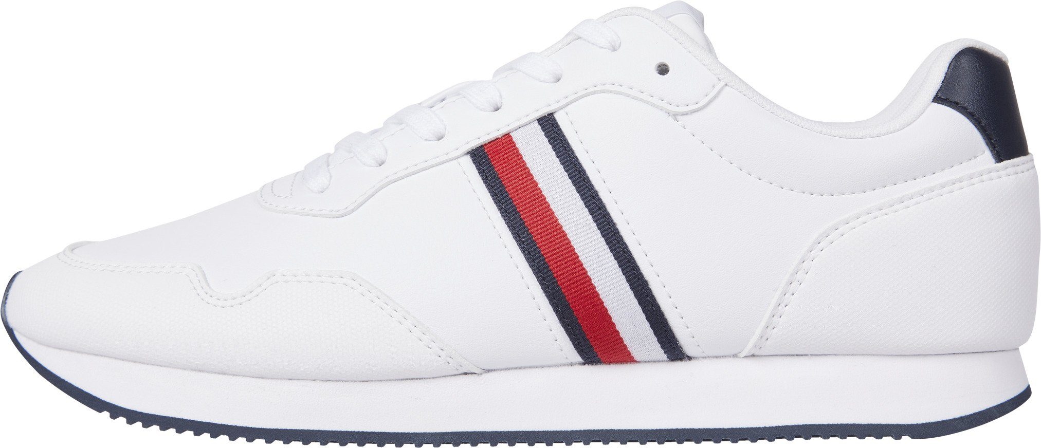 Tommy Hilfiger CORE LO RUNNER PU LTH Sneaker mit seitlichen Streifen
