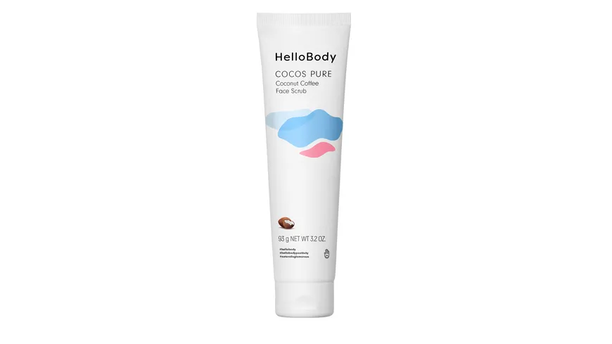 HelloBody Kaffee Gesichtspeeling Cocos Pure 100 ml