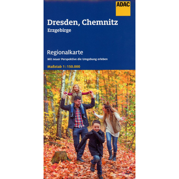 ADAC Regionalkarte Blatt 10 Dresden, Chemnitz 1:150.000 - Straßenkarte