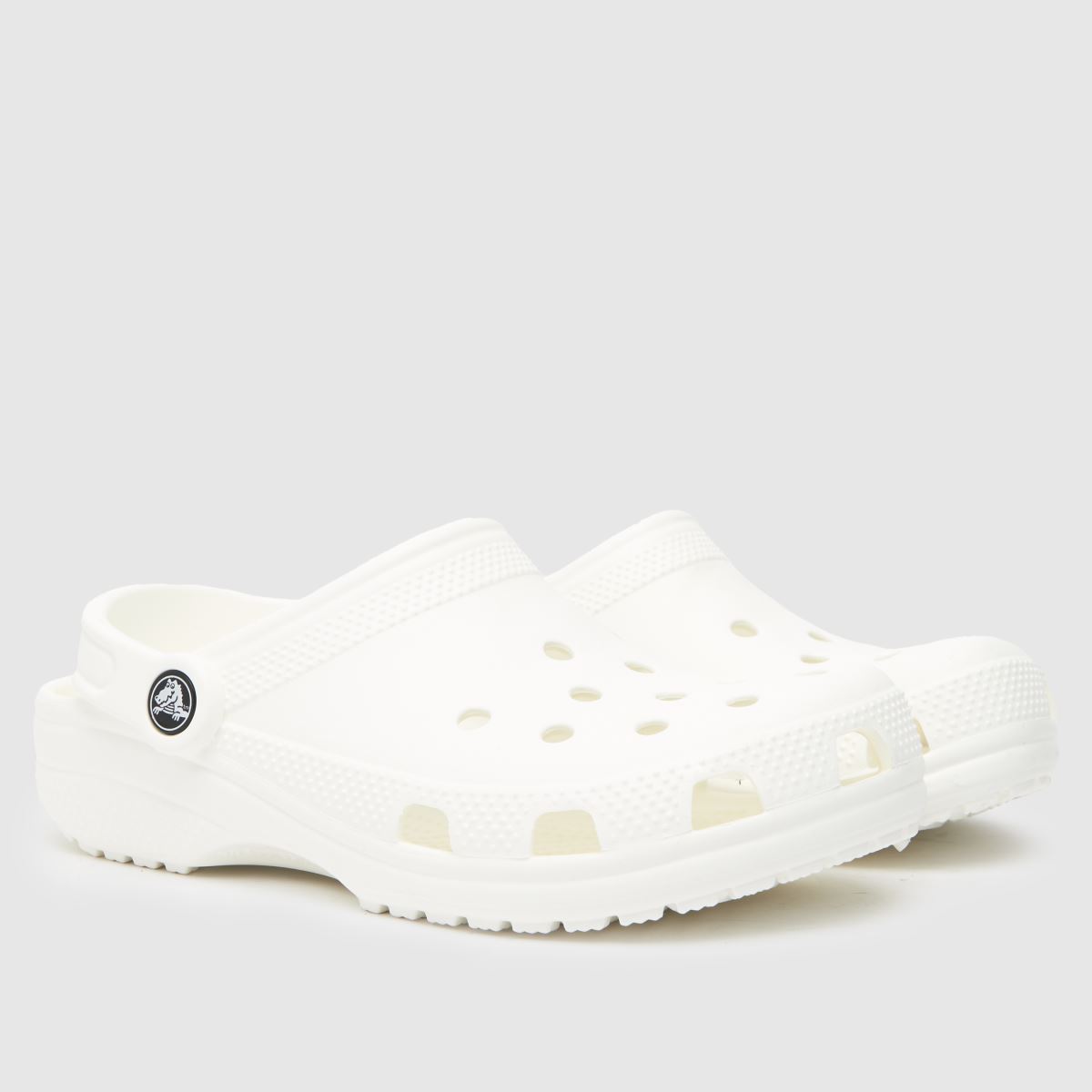 Crocs fehér klasszikus klumpa ifjúsági szandál