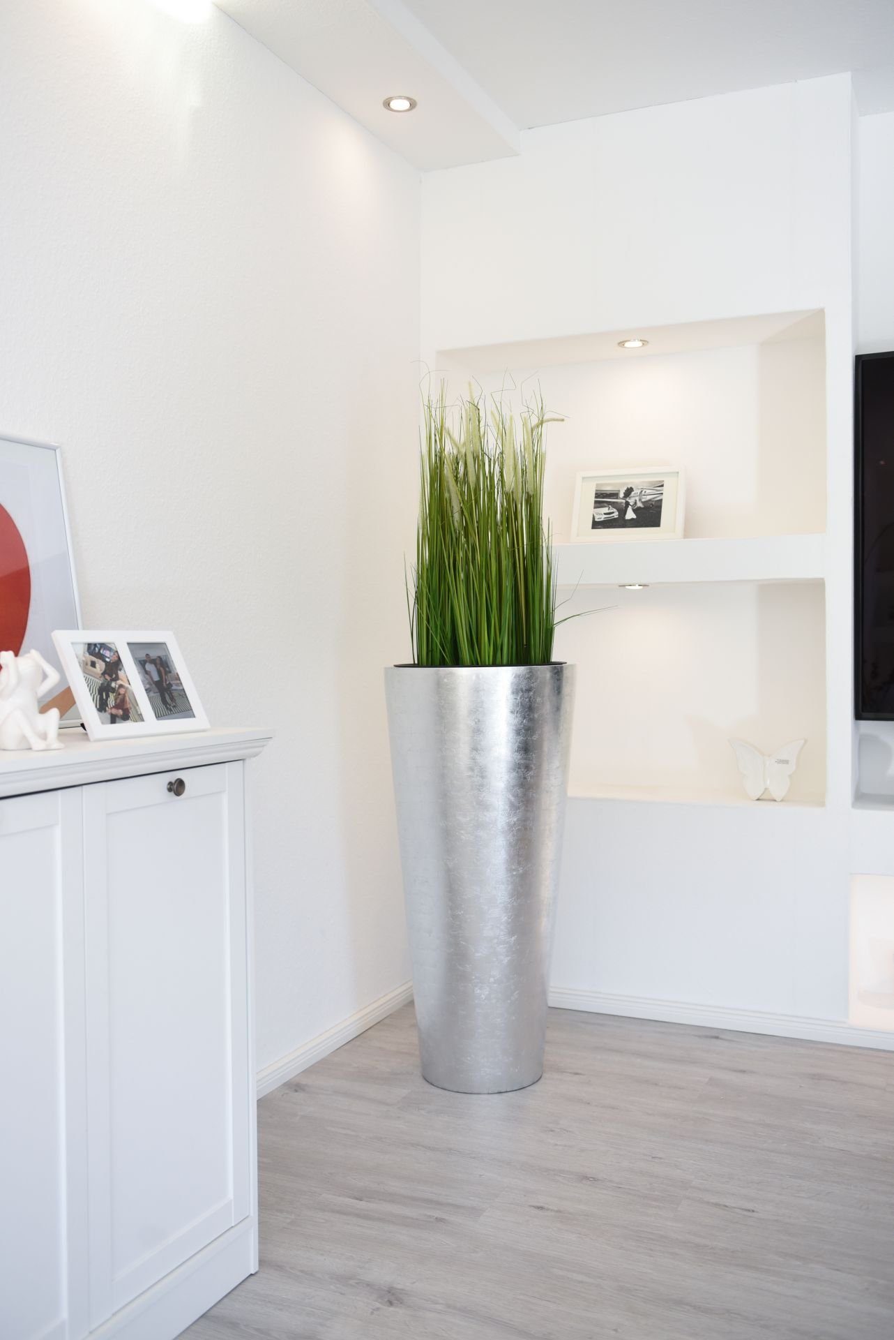 VIVANNO Pflanzkübel Pflanzkübel Blumenkübel Fiberglas 