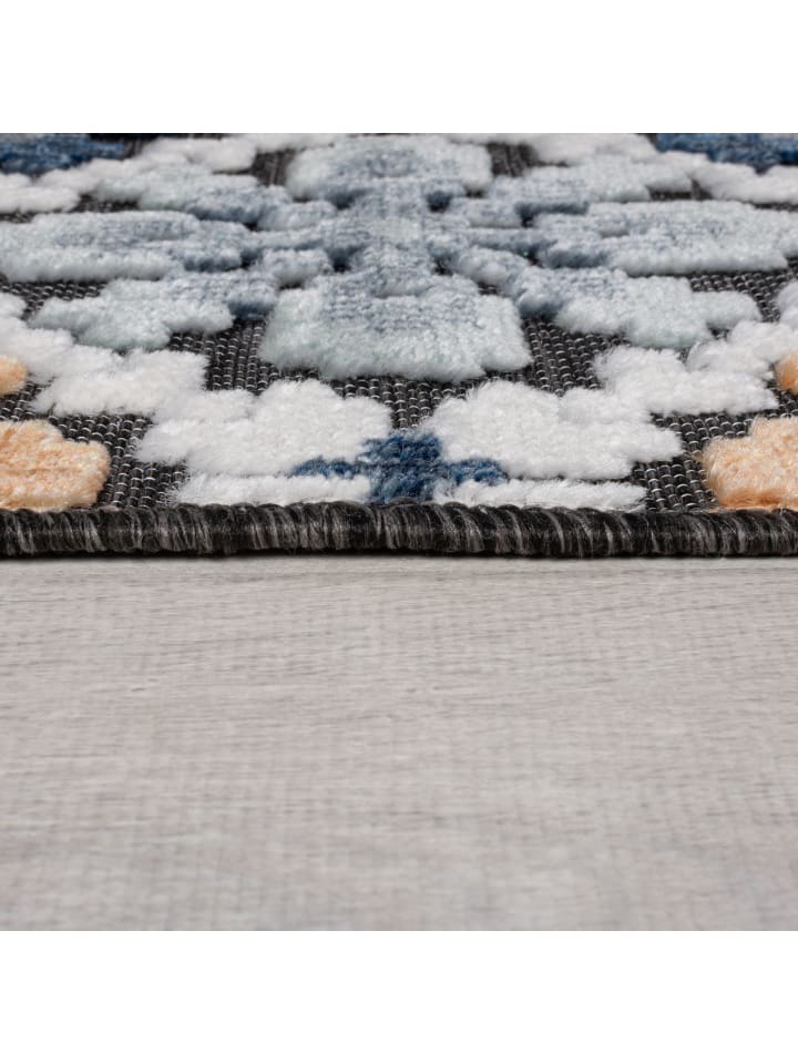 KADIMA DESIGN Farbenfroher UV-beständiger Terrassen-Teppich günstig kaufen