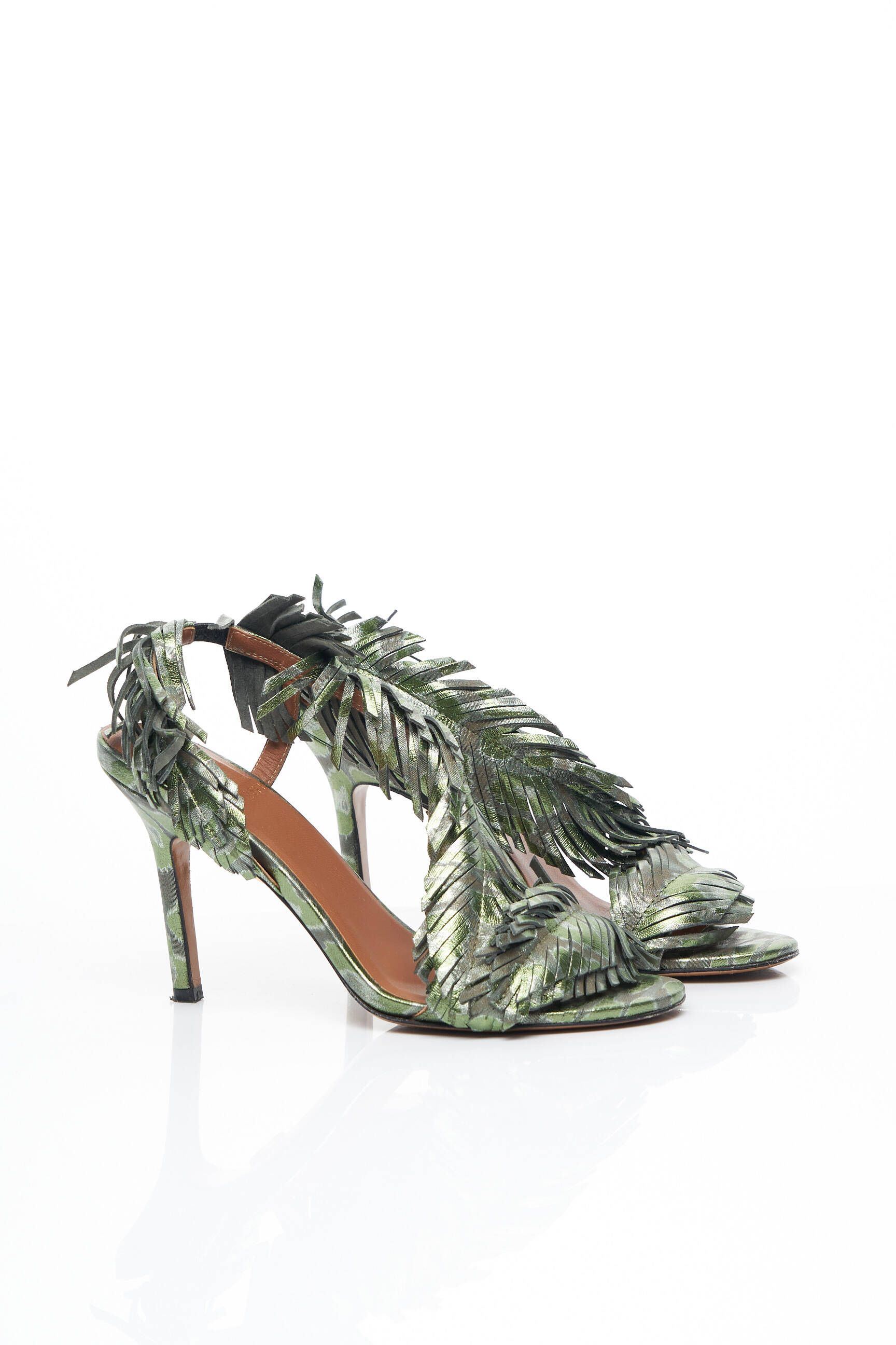 Baldowski Sandales Nu Pieds Femme couleur vert