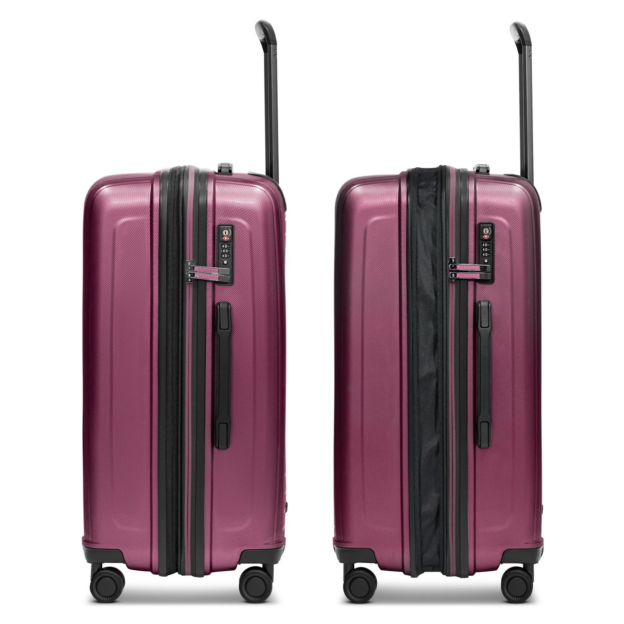 Redolz Trolleyset Essentials 14, 4 Rollen, (3-teilig, 3 tlg), Polypropylen