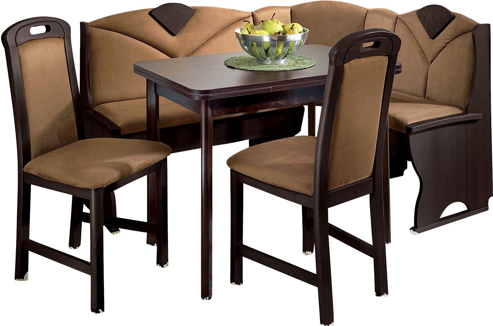 Home affaire Eckbankgruppe, (Set, 4-tlg), ca. 121/121 cm