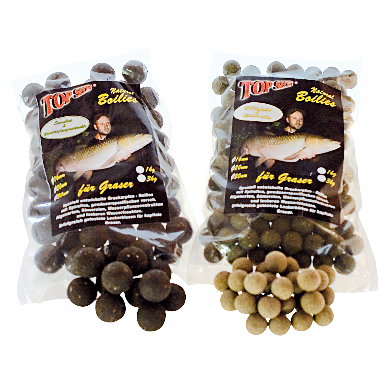 Top Secret Boilies (Natural Graskarpfen)