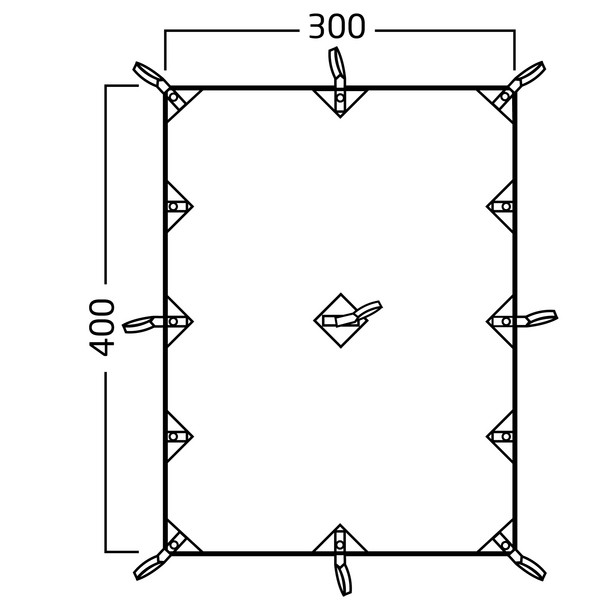 KARI 12 TECHNICAL COTTON TARP - Tarp