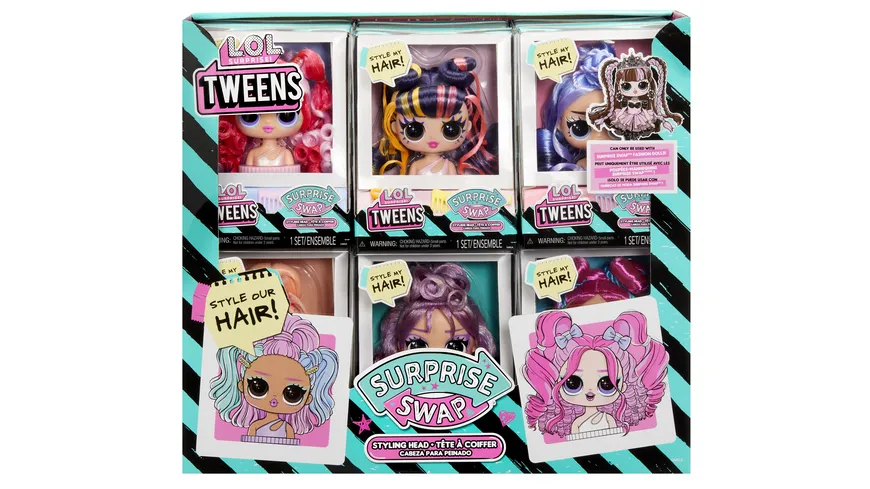 L.O.L. Surprise Tweens Surprise Swap Styling Head Asst in PDQ