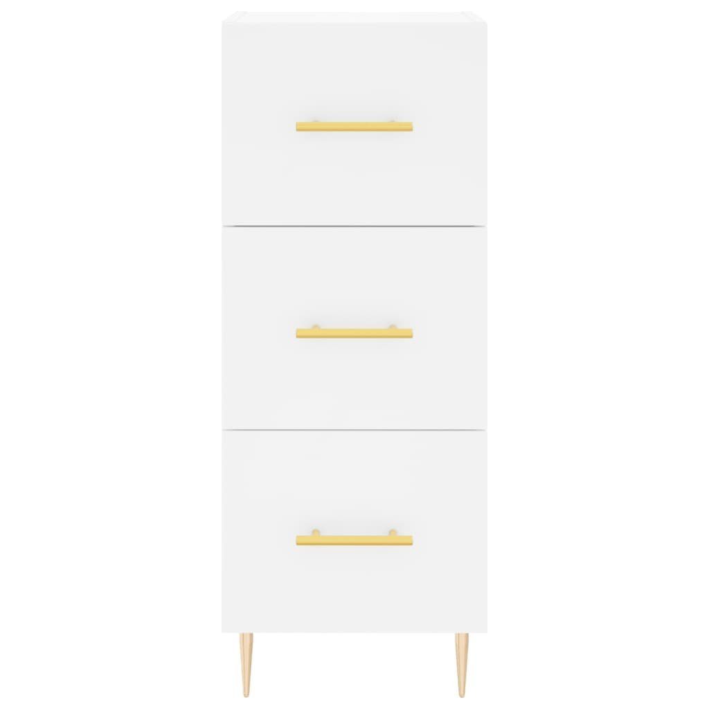 vidaXL Sideboard Sideboard Weiß 34,5x34x90 cm Holzwerkstoff (1 St)