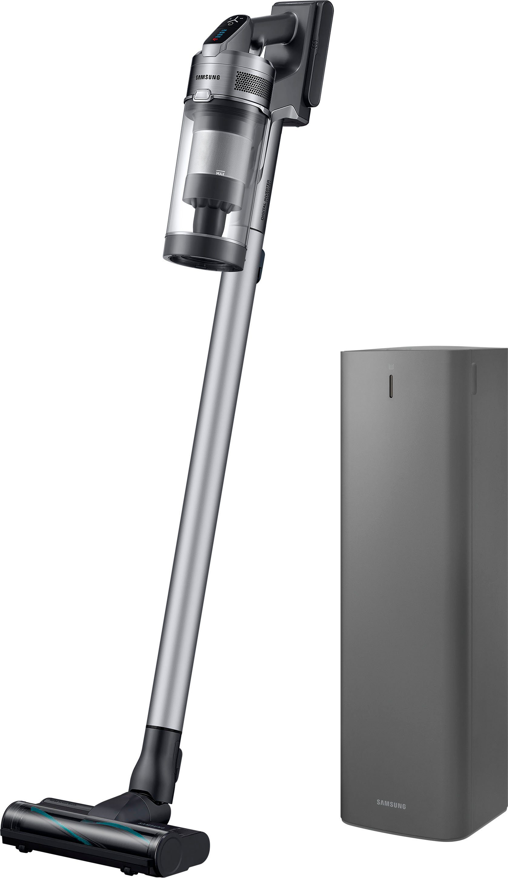 Samsung Akku-Stielstaubsauger Set bestehend aus Jet 75 complete, 550 W, beutellos, und Clean-Station VS20T7536P5/EG