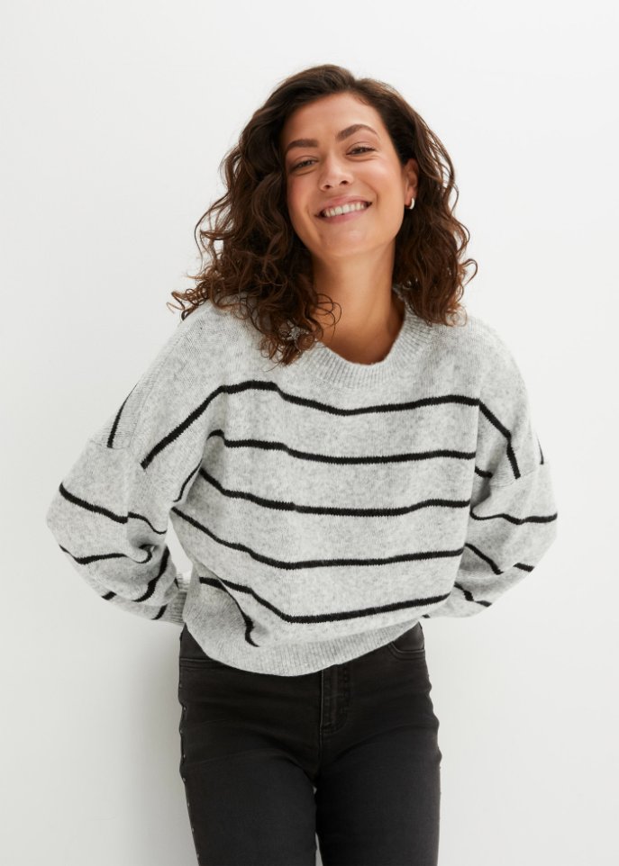 Gestreifter Pullover