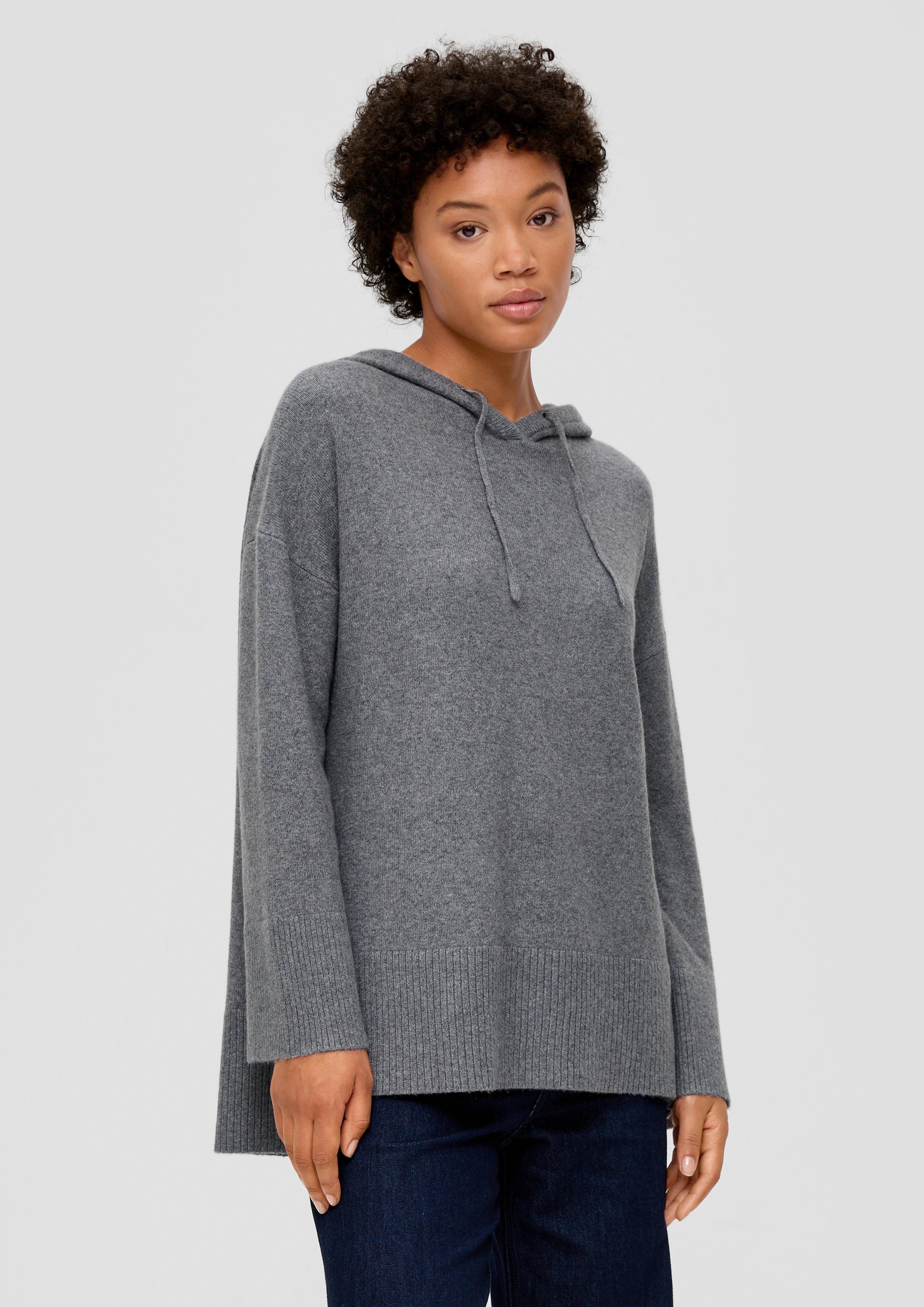 Strickpullover mit verlängertem Rückensaum  2141802-9730
